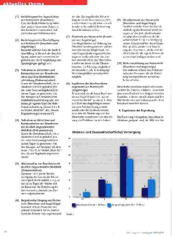 Vorschauseite 3: Indikatoren der Lebensqualität in der stationären Pflege