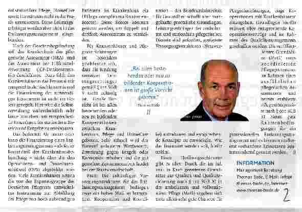 Vorschauseite 2: Die Altenpflege bleibt außen vor