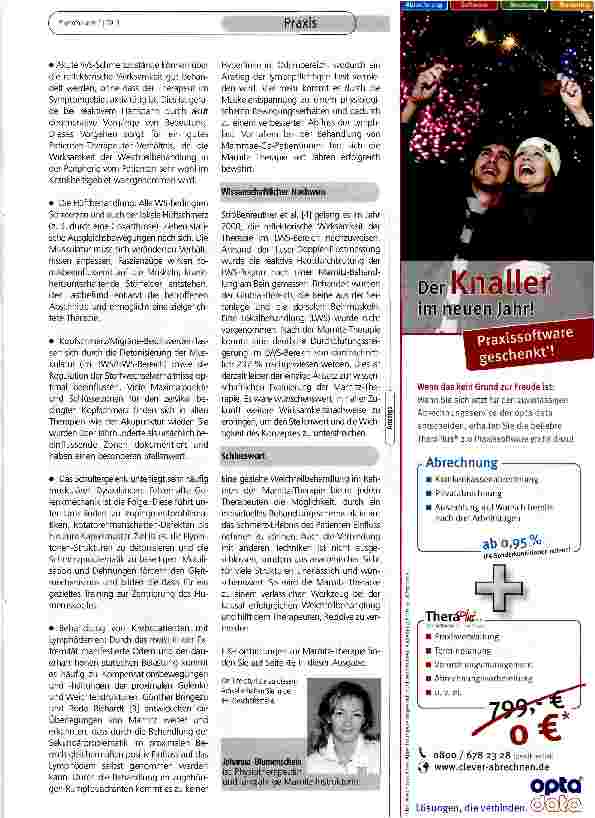 Vorschauseite 2: Marnitz-Therapie: Ungenutzte Wege der manuellen Behandlung