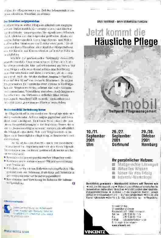 Vorschauseite 4: Die Welt der Demenzkranken - Ausgangspunkt qualitätsvoller Pflege
