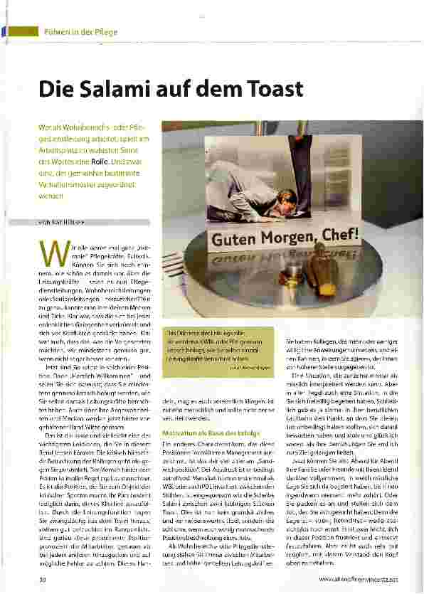 Vorschauseite 1: Die Salami auf dem Toast