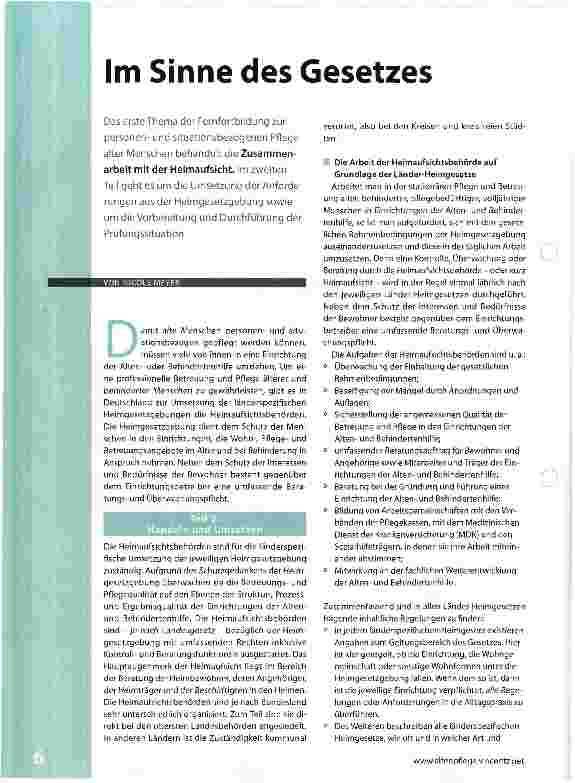 Vorschauseite 1: Im Sinne des Gesetzes