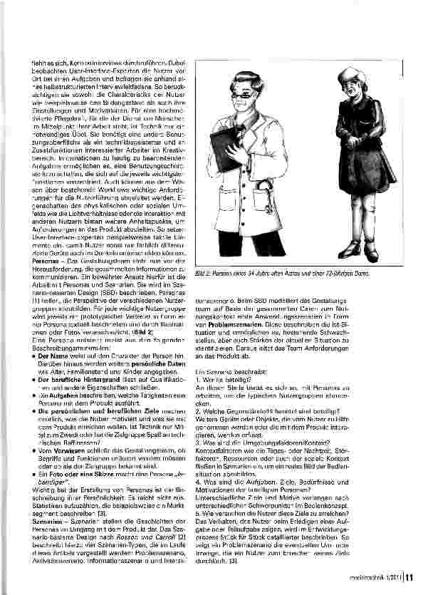 Vorschauseite 2: Der Nutzer im ZentrumPersonas und Szenarien bei der Gestaltung von Medizinprodukten