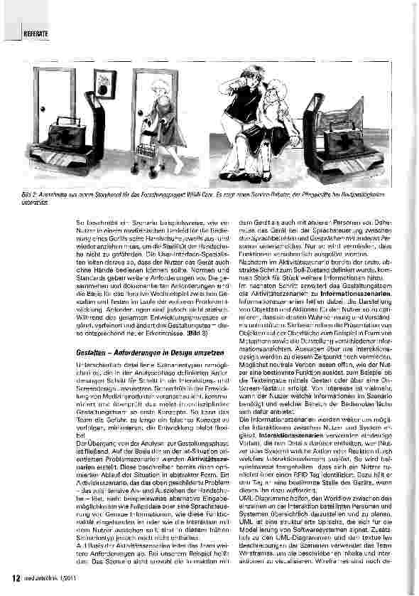Vorschauseite 3: Der Nutzer im ZentrumPersonas und Szenarien bei der Gestaltung von Medizinprodukten