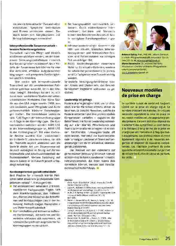 Vorschauseite 2: Chronisch kranke Patienten erfordern interprofessionelle Betreuungsmodelle