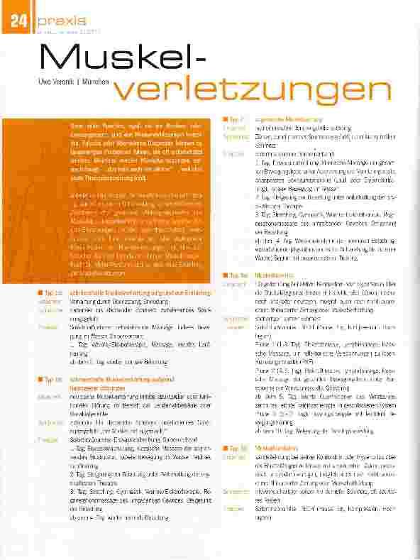 Vorschauseite 1: Muskel-Verletzungen