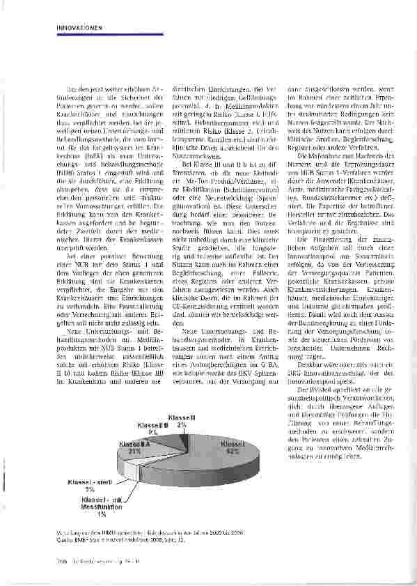 Vorschauseite 2: Innovative Behandlungsmethoden mit Medizinprodukten