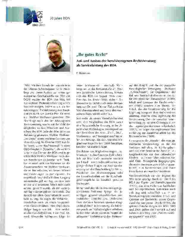 Vorschauseite 1: „Ihr gutes Recht
