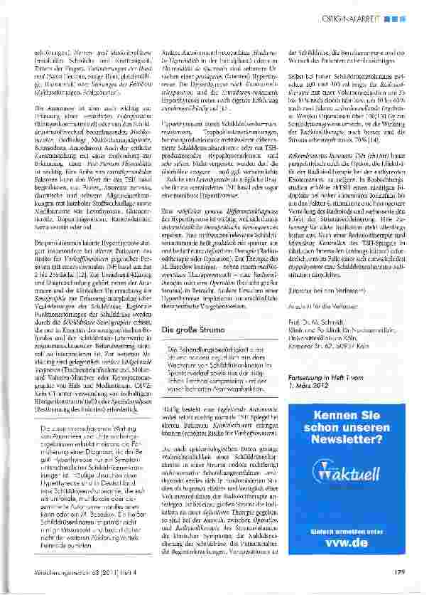 Vorschauseite 4: Erkrankungen der Schilddrüse