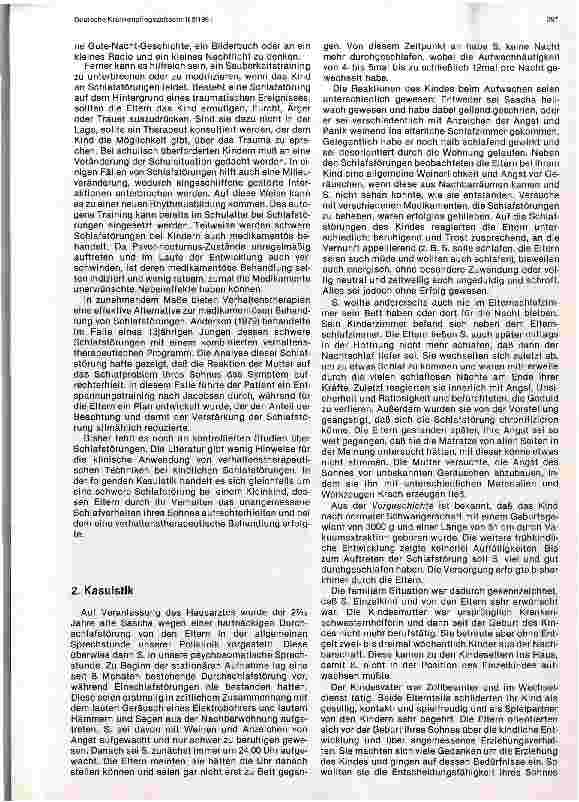 Vorschauseite 3: Schlafstörungen in der frühen Kindheit Erscheinungsformen und verhaltenstherapeutscher Fallbericht