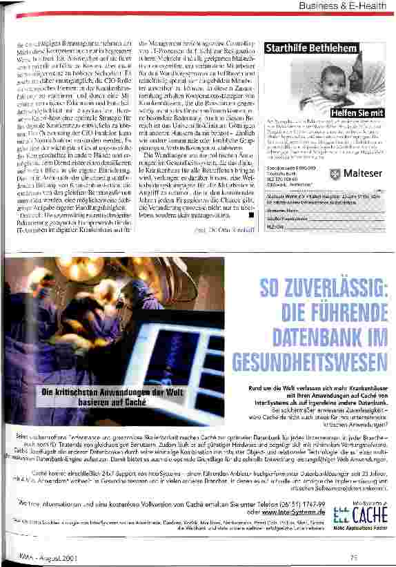 Vorschauseite 4: Signale an die Mitarbeiter Digitales Krankenhaus