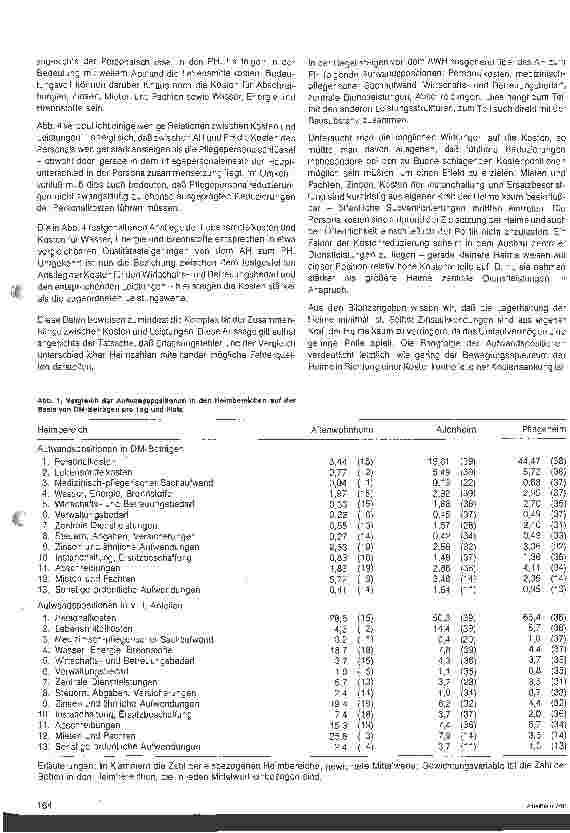 Vorschauseite 2: Betriebsvergleich: Leistungsentgelte und Leistung (III)