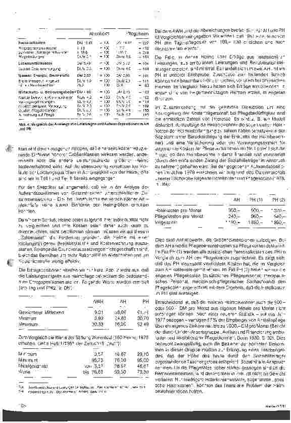Vorschauseite 4: Betriebsvergleich: Leistungsentgelte und Leistung (III)