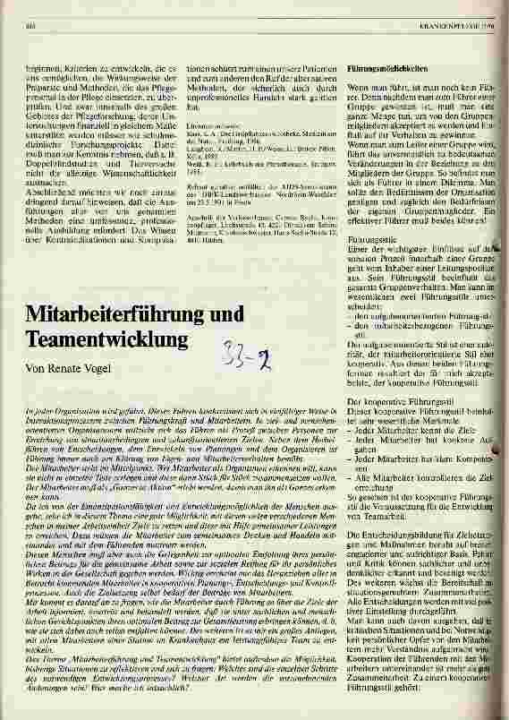 Vorschauseite 1: Mitarbeiterführung und Teamentwicklung