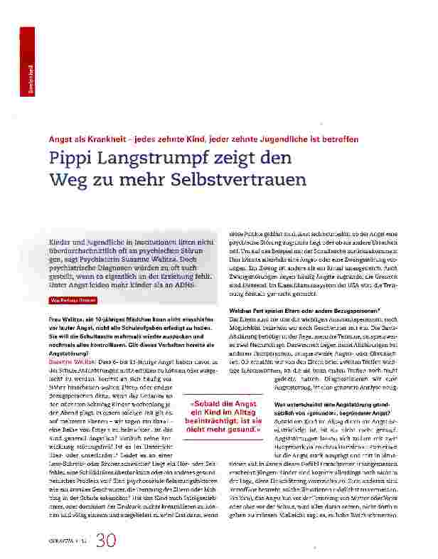 Vorschauseite 1: Pippi Langstrumpf zeigt den Weg zu mehr Selbstvertrauen