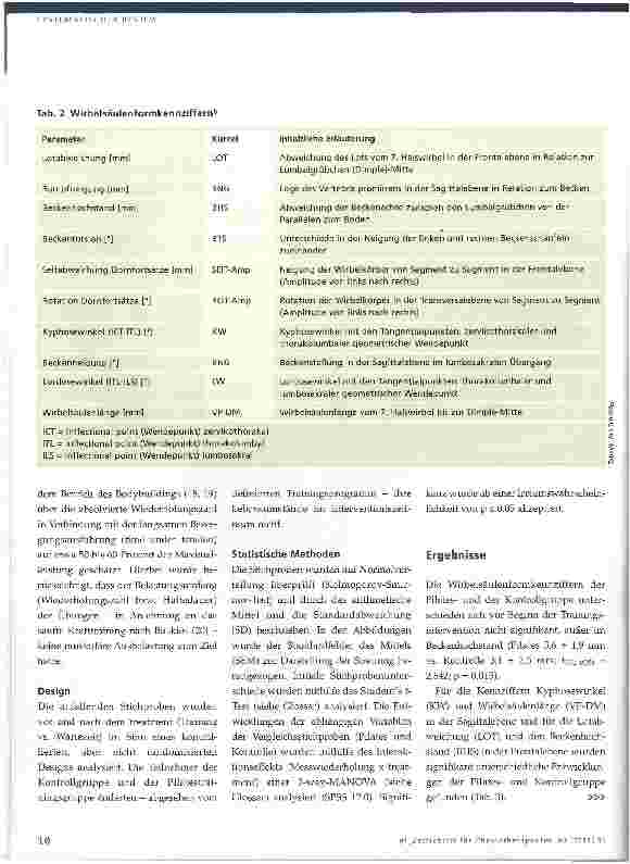Vorschauseite 4: Pilates und Wirbelsäulenform
