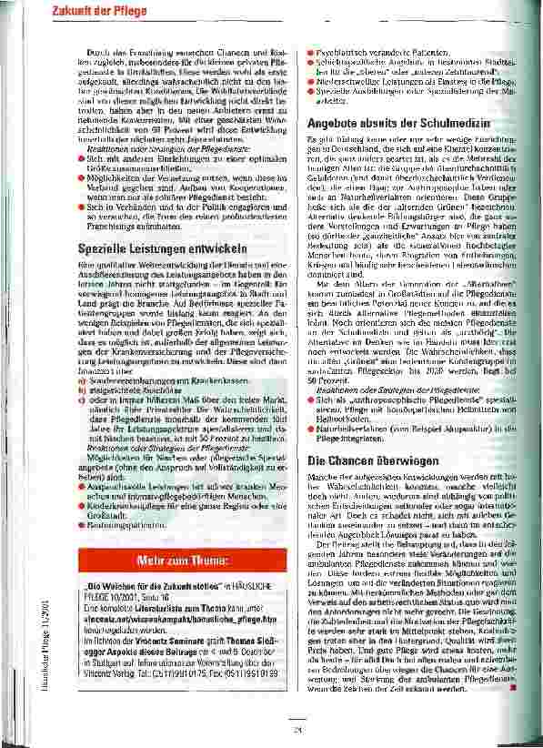Vorschauseite 4: Die Weichen für die Zukunft stellen Teil 2