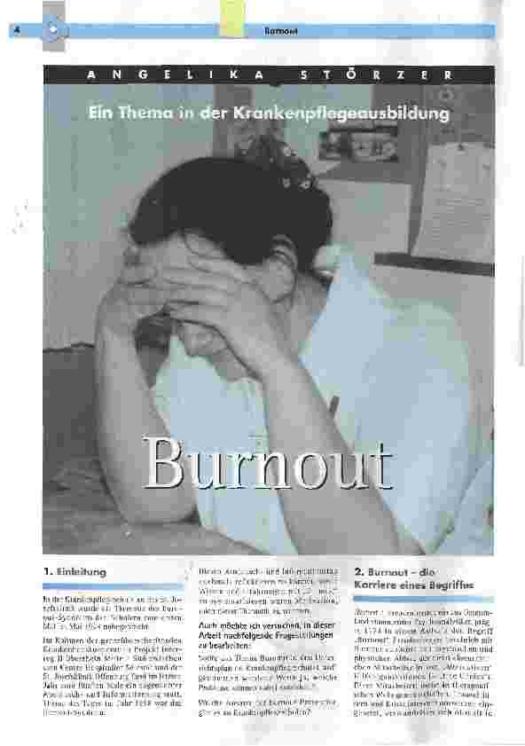 Vorschauseite 1: Burnout