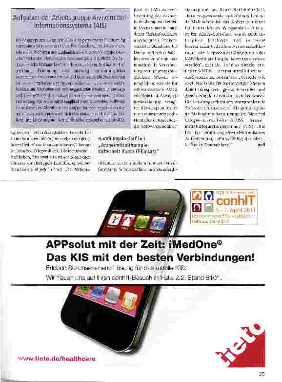 Vorschauseite 2: AMTS leidet unter Kinderkrankheiten