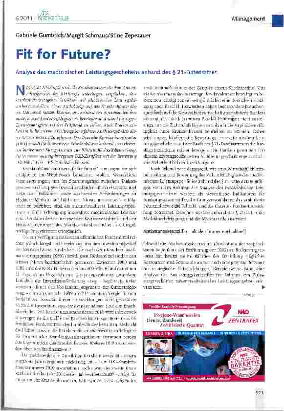 Vorschauseite 1: Fit for Future?