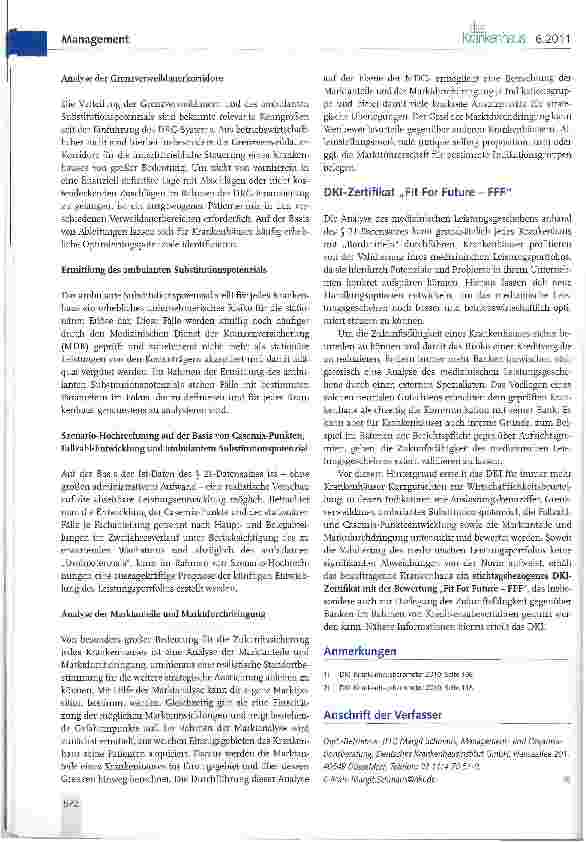 Vorschauseite 2: Fit for Future?