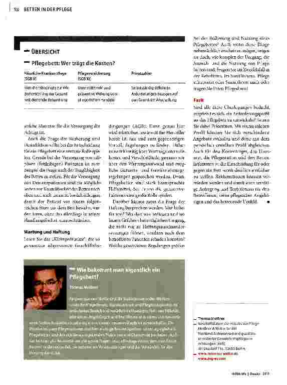 Vorschauseite 3: Das Pflegebett meines Partners