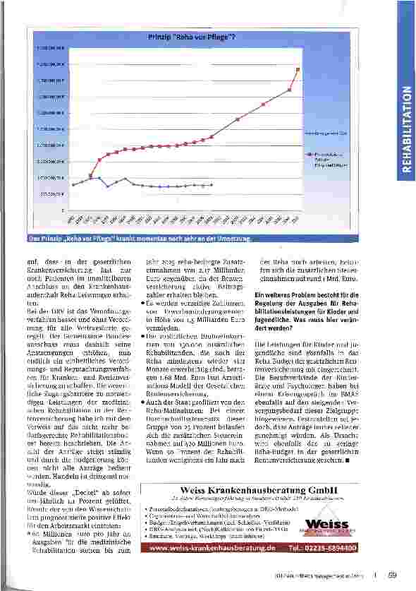 Vorschauseite 3: Reha vor Pflege!
