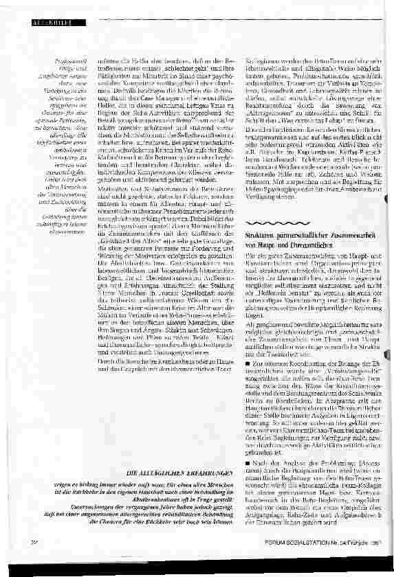Vorschauseite 5: Muß Frau Müller ins Heim? Über die Möglichkeiten rehabilitativer Hilfe in der Altenarbeit