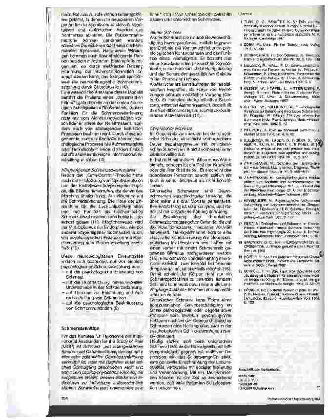 Vorschauseite 3: Onkologischer Schmerz - aus der Sicht der Pflege
