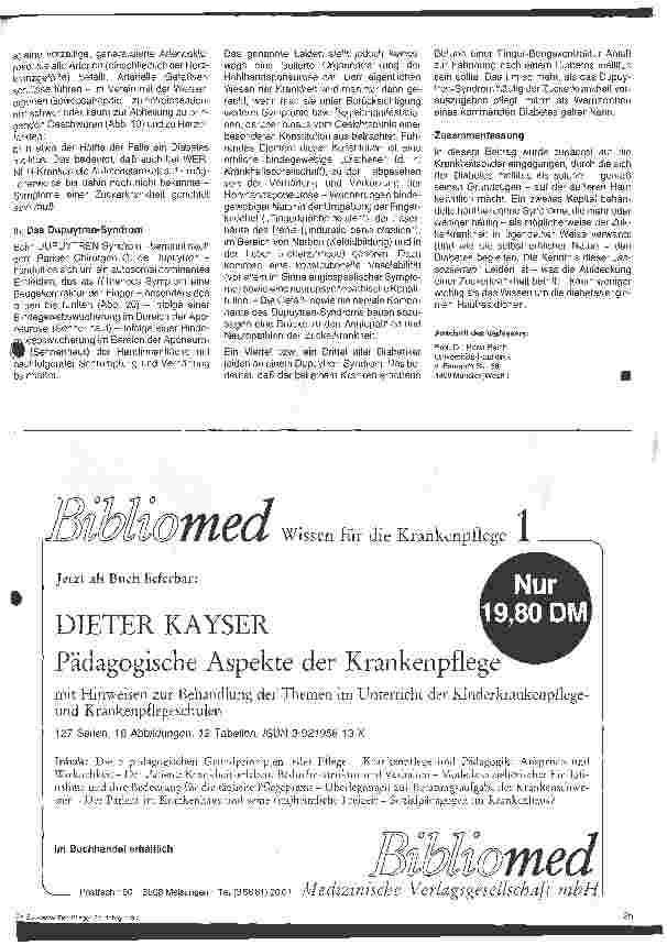 Vorschauseite 6: Hautärztliche Blick-Diagnose von Erbkrankheiten: Die Zuckerkrankheit