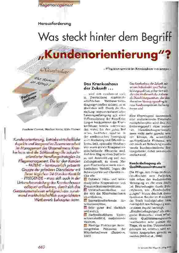 Vorschauseite 1: Was steckt hinter dem Begriff Kundenorientierung?