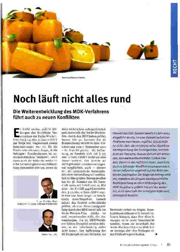 Vorschauseite 1: Noch läuft nicht alles rund