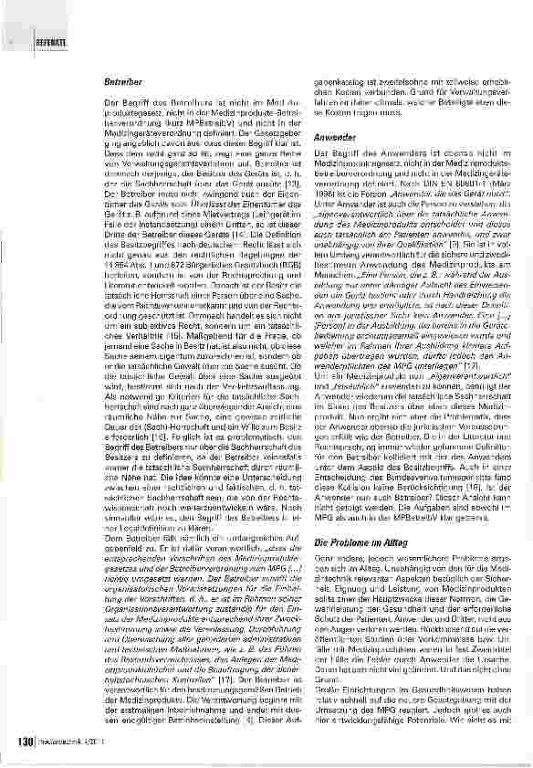 Vorschauseite 3: Medizin produktegesetz, was ist das eigentlich?