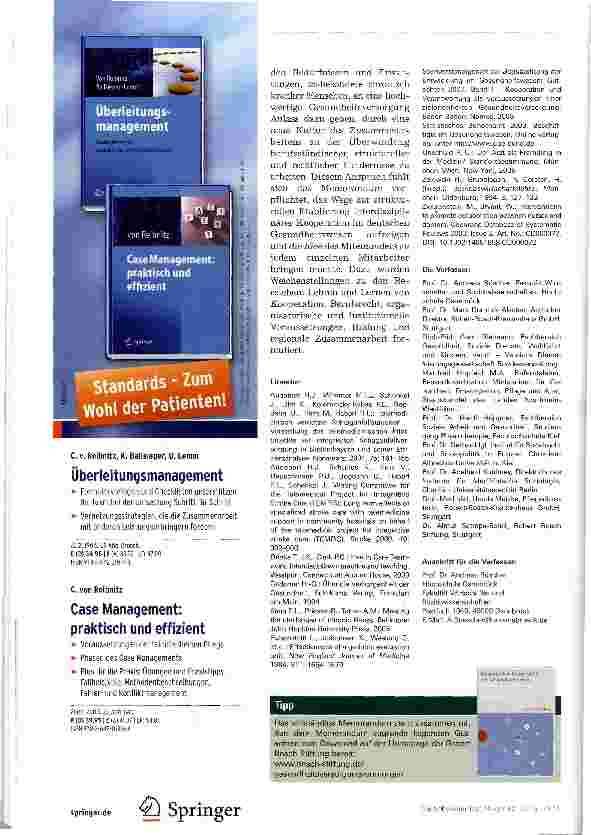 Vorschauseite 5: Memorandum Kooperation der Gesundheitsberufe