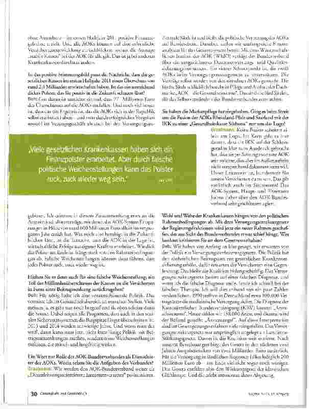 Vorschauseite 3: Auch in fünf Jahr Kassenprimus
