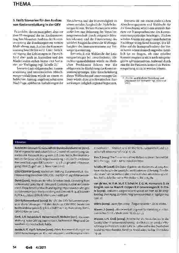 Vorschauseite 5: Mythos Kostenerstattung in der GKV-Mehr Transparenz, mehr Kostenbewusstsein, weniger Inanspruchnahme?