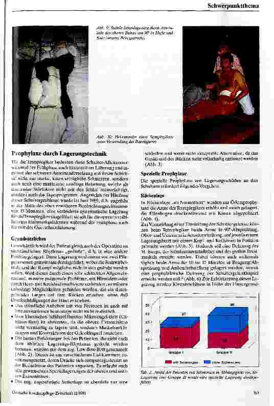 Vorschauseite 3: Lagerungstechniken zur Prophylaxe von Schulterschmerzen in der Frühphase der Tetraplegie