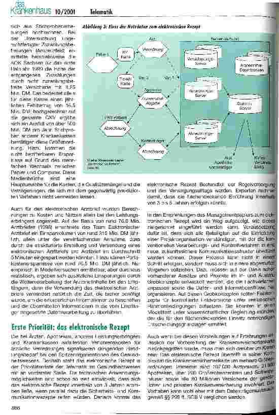 Vorschauseite 3: Neue Impulse für die Telematik im Gesundheitswesen