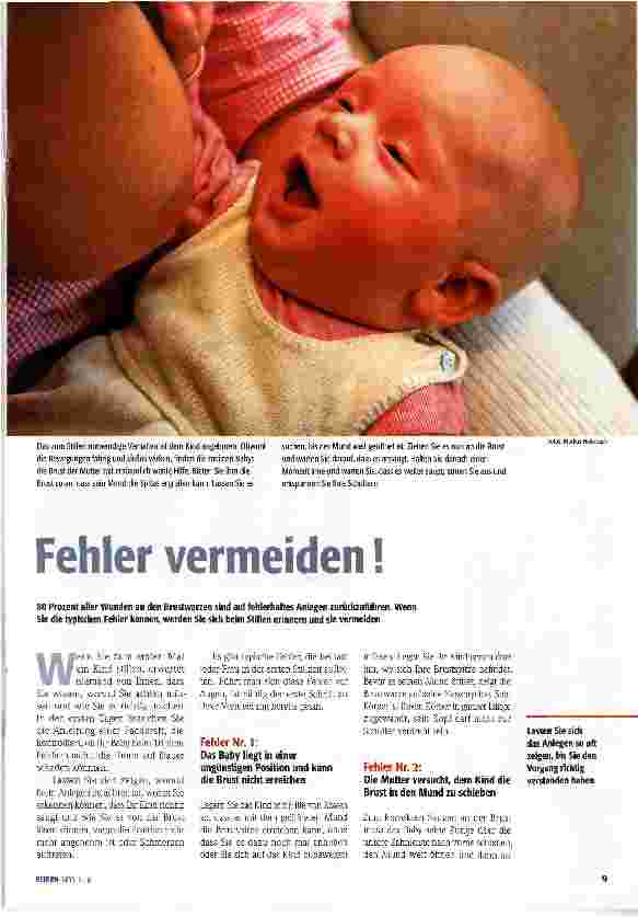 Vorschauseite 1: Fehler vermeiden!