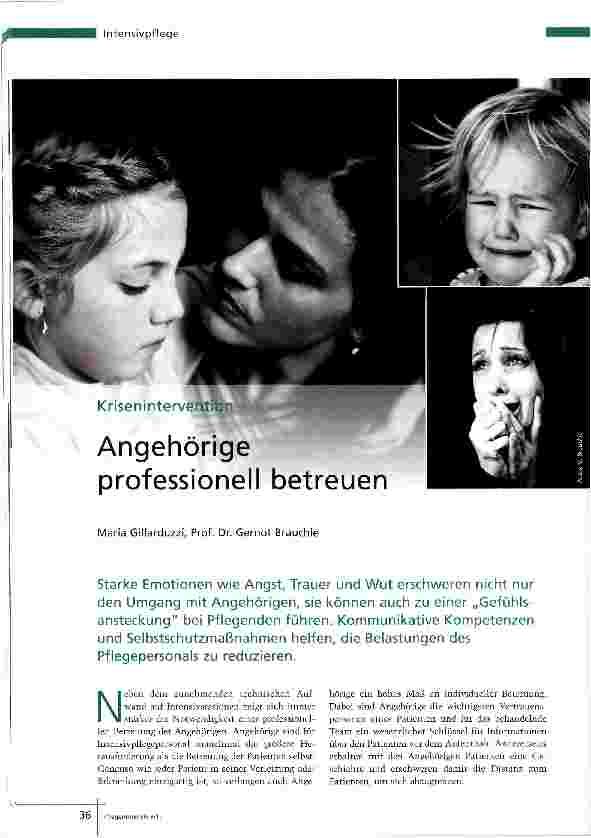 Vorschauseite 1: Angehörige professionell betreuen