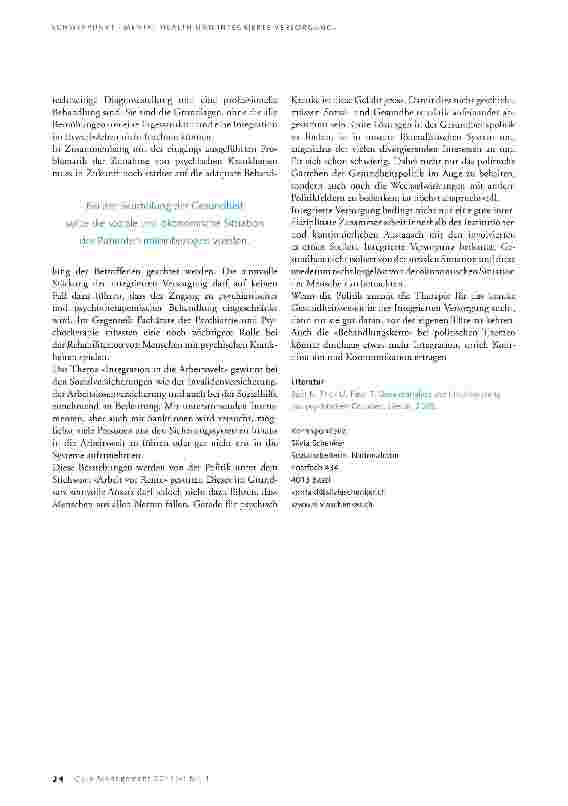 Vorschauseite 2: Krankes Gesundheitswesen