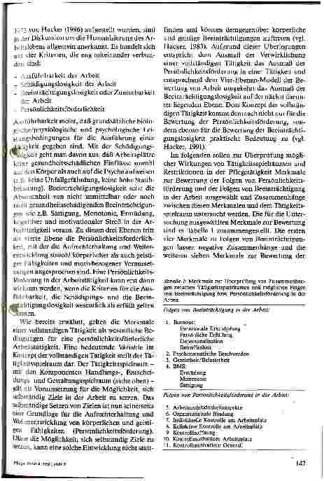 Vorschauseite 3: Tätigkeitsspielräume und Restriktionen in der Krankenpflege