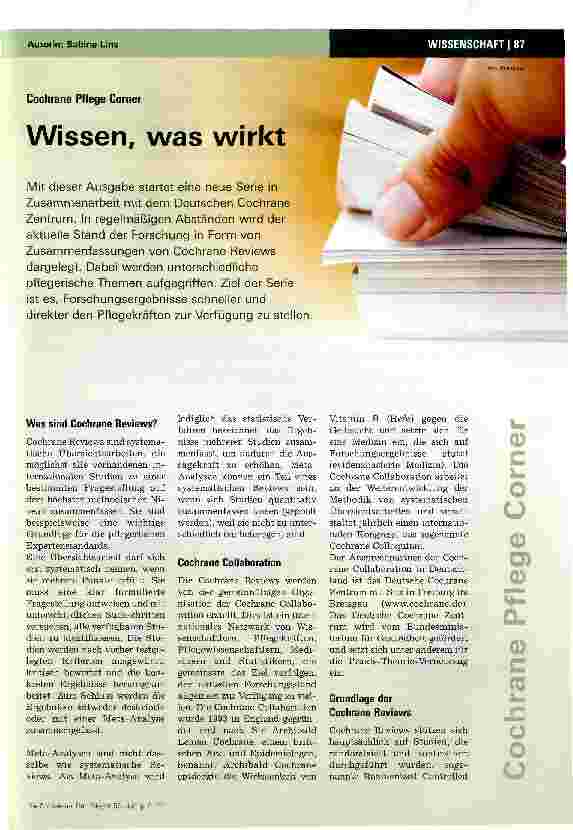 Vorschauseite 1: Wissen, was wirkt