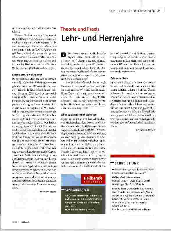 Vorschauseite 2: Arbeiten, um zu lernen