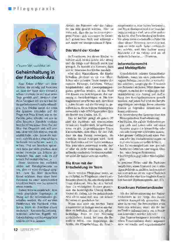 Vorschauseite 3: «Aber bitte sagen Sie es niemandem! »