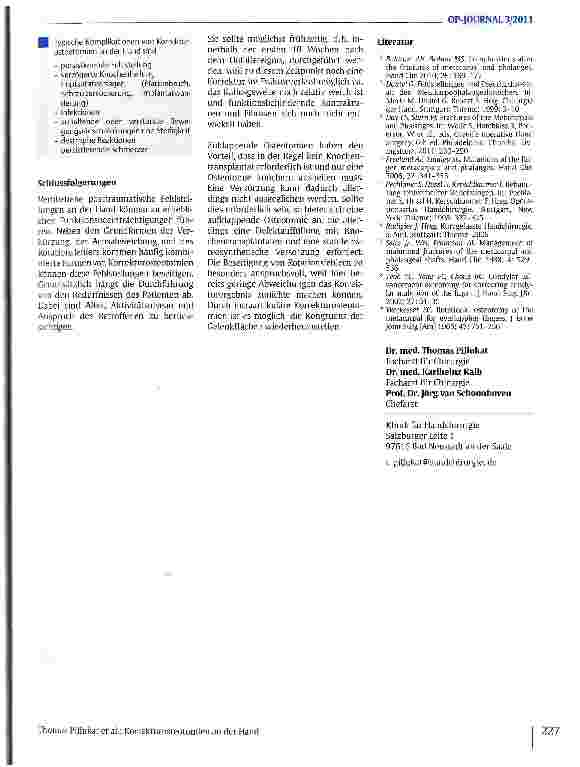 Vorschauseite 6: Korrekturosteotomien an der Hand