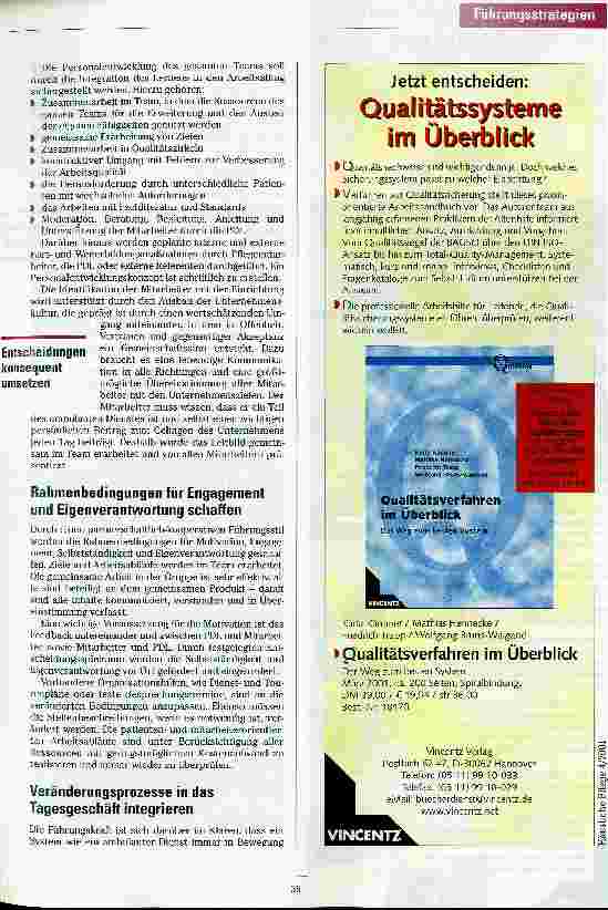 Vorschauseite 5: Mit Konzept die Gegenwart und Zukunft gestalten