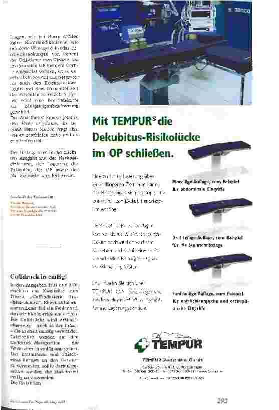 Vorschauseite 6: Der Weg zur Robodoc-TEP Eine intraoperative Begleitung, Teil 1