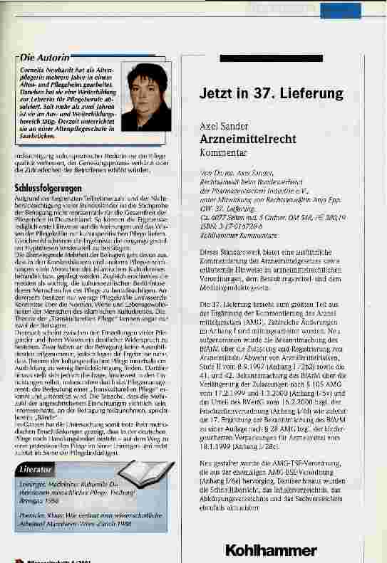 Vorschauseite 3: Für viele Pflegekräfte ein Fremdwort