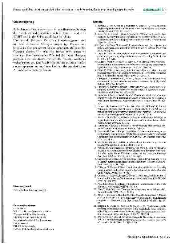 Vorschauseite 5: Einsatz von Robotik in einem ganzheitlichen Konzept zur Hand-/Armreha-bilitation von neurologischen Patienten -eine Pilotstudie